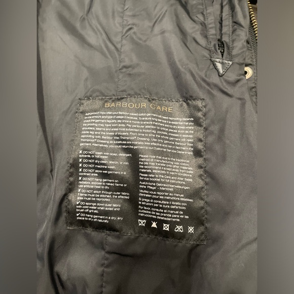 Barbour peninsular fibredown women puffer hoodie coat US 8 - Picture 3 of 6